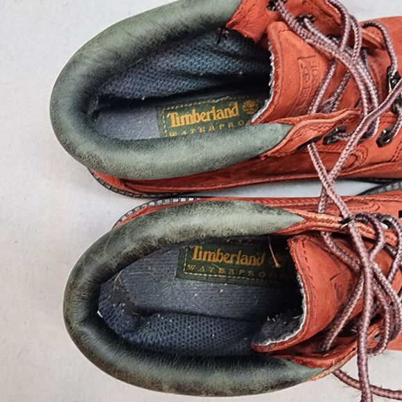 Timberland Nellie Chukka Women`s Red Waterproof Boots‎ 22387 Sz 7.5 M - Picture 8 of 9